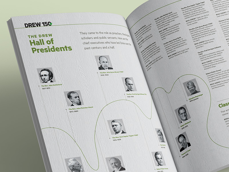 Drew Magazine - 150th Anniversary - Hall of Presidents