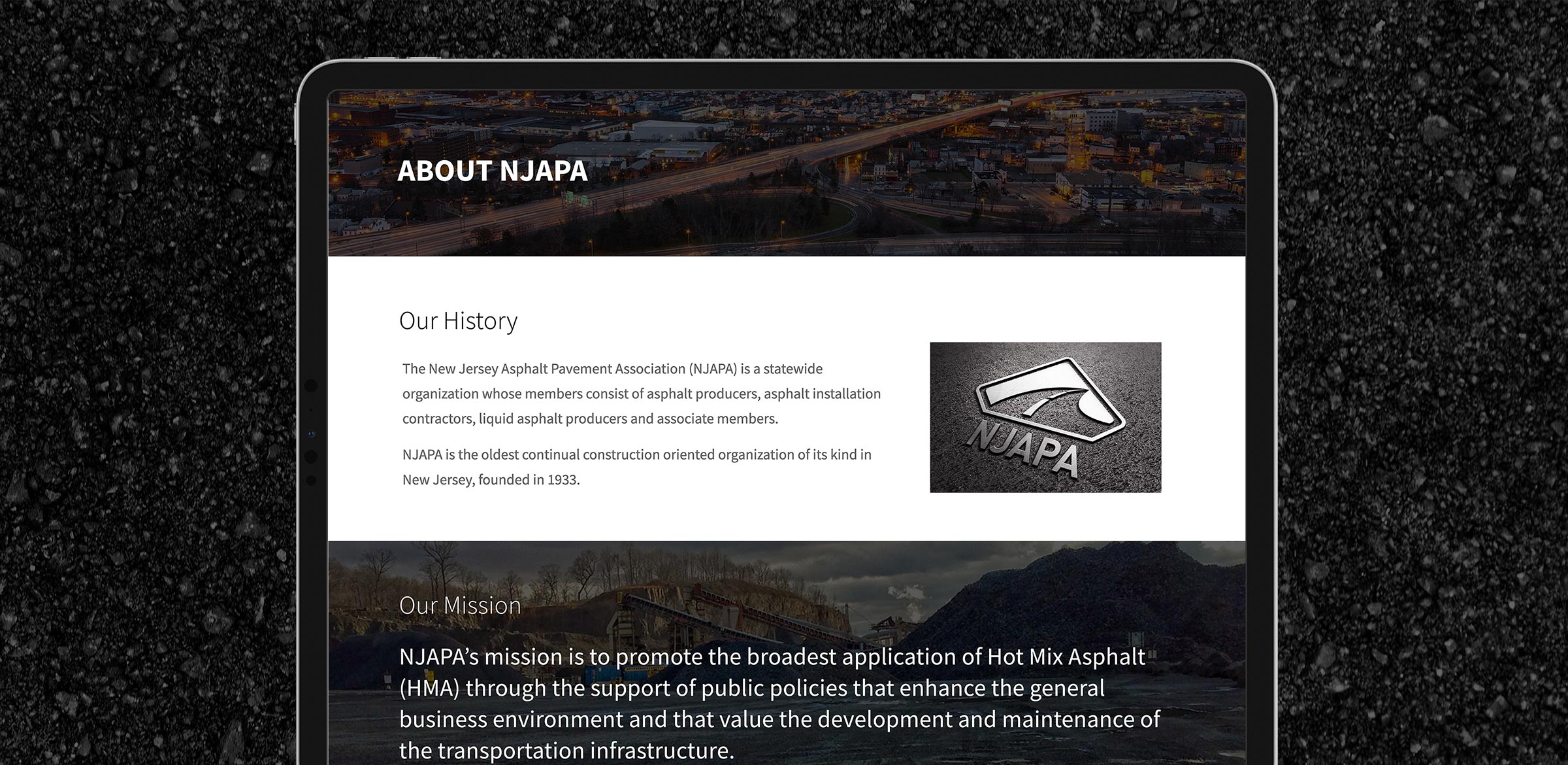NJAPA Website - About the Org